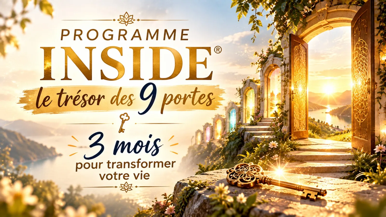 Programme INSIDE, le trésor des 9 portes : 3 mois pour transformer votre vie.